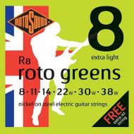 Rotosound R8 - .008-.038 Extra Light - Nickel On Steel