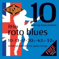 Rotosound RH10- .010-.052 Light Top Heavy Bottom - Nickel On Steel